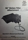 Gilson Ward Bolens Tractor Tiller Implem 63639A GIL-33895B Owner & Parts Manual. Fixed Price $53.54.