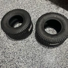 Two Tires 13X6.50-6 Turf 4 Ply Tubeless, Lawn Mower Tractor 650. Fixed Price $64.00.