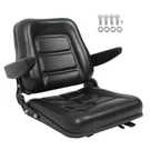 Universal Excavator Forklift Seat Foldable W/ Armrests Micro Switch Tractor. Fixed Price $75.75.