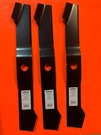 SET/3 Mower Blades For Kubota K5975-34360 RCK72RP-1200Z,-1500Z 72" ZD1211 ZD1511. Fixed Price $52.99.