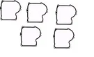 Gasket Base 11HP Vertical B&s 251700,252700 270808,271702(3530)PACK Of. Fixed Price $7.79.