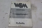 Kubota Workshop Manual Model T1760 Supplement Catalog Original Tractor. Fixed Price $29.99.