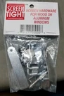 Set Of 14 Pcs Screen Tight Hardware For Wood And Aluminum Windows. Fixed Price $50.00.