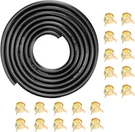 10-FOOT Length Stretchy 1/4 Inch Id Fuel LINE+20PCS 2/5" Hose Clamps For Kawa. Fixed Price $14.29.