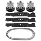 54" For Cub Cadet Mtd Deck Rebuild Kit 1554 Sltx 1054 Blades Spindles Belt. Fixed Price $106.54.