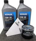 Kohler 5W-30 Full Synthetic Change Kit 2 Quarts And Filter,motor Oils. Fixed Price $43.61.