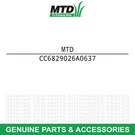 Mtd 682-9026A-0637 Left Hand Caster Bracket Powder Black Troy-bilt. Fixed Price $79.95.