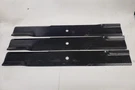 QTY/3 23.86" Genuine Excel Hustler 606393 Hd Lo Lift Mower Blades Super 104. Fixed Price $65.95.