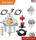 Tecumseh HH100/HH120 Carburetor With Clamps, Gaskets & Fuel Parts. Fixed Price $59.31.