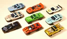 Die Cast Free Wheel Miniature Toy 1:64 Scale, Loose Lot Of 9 Cars 111321CAR. Fixed Price $12.95.