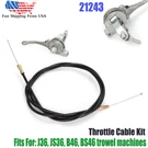Throttle Cable Replacement Part Kit For J36 JS36, B46, BS46 Trowel Machines 2124. Fixed Price $15.79.
