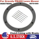 For Gravely PM400 Lawn Mower Garden Tractor Clutch Lining With Rivets 08751000. Fixed Price $25.99.