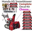 Honda Snow Blower Hs 624 724 828 928 1132 1332 Decal Sticker Kit Was Tas. Fixed Price $44.99.
