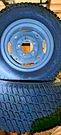 2PK Husqvarna 23X10.5-12 Carlisle Rear Wheel Assy's 169991X417 Craftsman Poulan. Fixed Price $269.99.