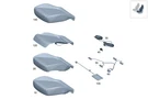 Genuine Mercedes-benz Seat Backrest Frame 000-910-17-15-28. Fixed Price $291.51.
