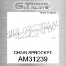 AM31239 Chain Sprocket Fits John Deere (surplus Open Box). Fixed Price $185.62.