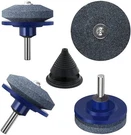 5X Lawn Mower Blade Sharpener & Balancer Kit For Drill Grinder Stone Garden Tool. Fixed Price $11.99.