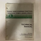 John Deere TM1841 Technical Manual Sabre 1948GV/HV 2148HV 2354HV 2554HV. Fixed Price $28.00.