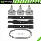 Deck Spindle Blade Belt Kit Fits John Deere L120 L130 GY20785 GY20050. Fixed Price $97.40.