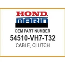 Honda Cable, Clutch 54510-VH7-T32 Oem New. Fixed Price $29.25.
