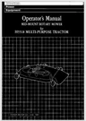 1991 Honda Mid Mount Mower For H5518 Tractor Owner Manual 61 Pages. Fixed Price $19.95.