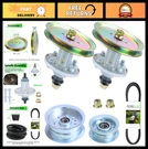 Pack Spindle Assembly With Idler Pulley & Belt For John Deere 42" Decks D110. Fixed Price $127.99.