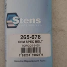 Stens Belt 265-678 Oem Spec For Toro 25-6430 Compatible Replacement Part. Fixed Price $16.99.
