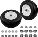 Hqpasfy 13X5.00-6 Lawn Mower Tire & Flat-free, White. Fixed Price $93.82.