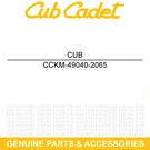 Cub Cadet KM-49040-2065 Fuel Pump Fire Country Big 7254 7252 6X4 642 641 640. Fixed Price $192.81.