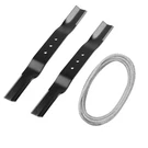 2PCS 9036 Lawn Blade & 74" 4220 Belt Kit For Swisher 44" Finish Cut Mowers. Fixed Price $65.99.
