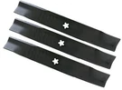52" Rotary #12124 Lawn Mower Blade Set (3) Ayp/husqvarna #539-112079 5PT Star Ch. Fixed Price $48.95.