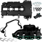 Bhb Engine Intake Manifold And Valve Cover Kit Compatible With Chevy Cruze Sonic. Fixed Price $264.35.