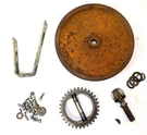 Foote 5-SPEED Transaxle 4360-9 Assorted Parts & Hardware (lot 320). Fixed Price $35.00.