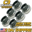(6) Spindle Bearings Fits John Deere JD8597, W/ Hi-temp Grease Upgrade. Fixed Price $30.99.