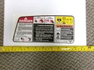 Cub Cadet Mtd Troy-bilt 777S33669 Danger/warning/starting Label No Longer Avail. Fixed Price $18.99.