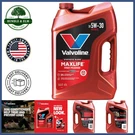 5W-30 High Mileage Motor Oil, Quart Engine Performance And Fuel Efficiency. Fixed Price $35.50.