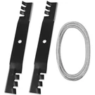 Hqpasfy GX22151 Mulching Blades GX20072 Lawn Mower Belt, C.... Fixed Price $95.03.
