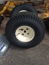 2-CUB Cadet Rear Wheels Rims 934-0246A-0499 & Tires 20X10.00-8. Fixed Price $49.99.