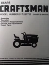 Sears Craftsman GT6000 6SP 18HP 44 Garden Tractor Owner &parts Manual 917.257720. Fixed Price $109.64.