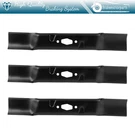 3PK Low Lift Blades For Mtd Troy-bilt 50" Deck 742-05094-L 490-110-C200. Fixed Price $36.69.