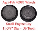 Set Of 2 Agri-fab 40987 Wheels Craftsman Tow Behind Lawn And Leaf Sweeper Tire. Fixed Price $69.50.