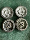 4 Pak Husqvarna Craftsman Poulan Snapper Oem Awd Wheels For Mowers 580365301. Fixed Price $49.99.