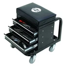 Omega 92450 Creeper Seat, 3 Drawer, Black, Steel,. Fixed Price $219.99.