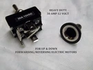 Roper RT-16T, 18T & 20T Tractors. Forward / Reverse Up Down Toggle Switch. Fixed Price $43.99.