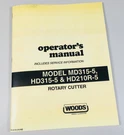 Woods MD315-5 HD315-5 HD210R-5 Rotary Cutter Mower Deck Operators Owners Manual. Fixed Price $16.97.