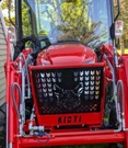 Kioti Tractor Grille / Brush Guard Inserts: CX2510 CK2510. Fixed Price $260.00.