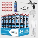Spray Foam Insulation Kit Closed Cell Expanding Xl 6/12/24 Pack For Gaps & Walls. Fixed Price $151.96.