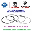 Piston Rings Set 72MM Std For Yanmar 3TNA72UJ, John Deere F935. Fixed Price $22.30.