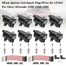 8PACK Ignition Coil+spark Plug&wires Set UF262 For Chevy Silverado 1500 2500 Gmc. Fixed Price $132.65.