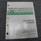John Deere Sabre 2554HV Lawn & Garden Tractor Shop Service Repair Manual TM1841. Fixed Price $122.57.